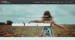 Desktop Screenshot of payherforward.com
